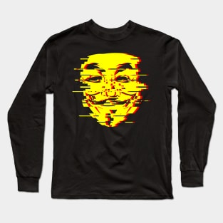 Anon Glitch Yellow Long Sleeve T-Shirt